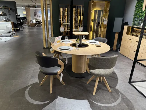 Esstisch Naturzeit mit Flaschenfach